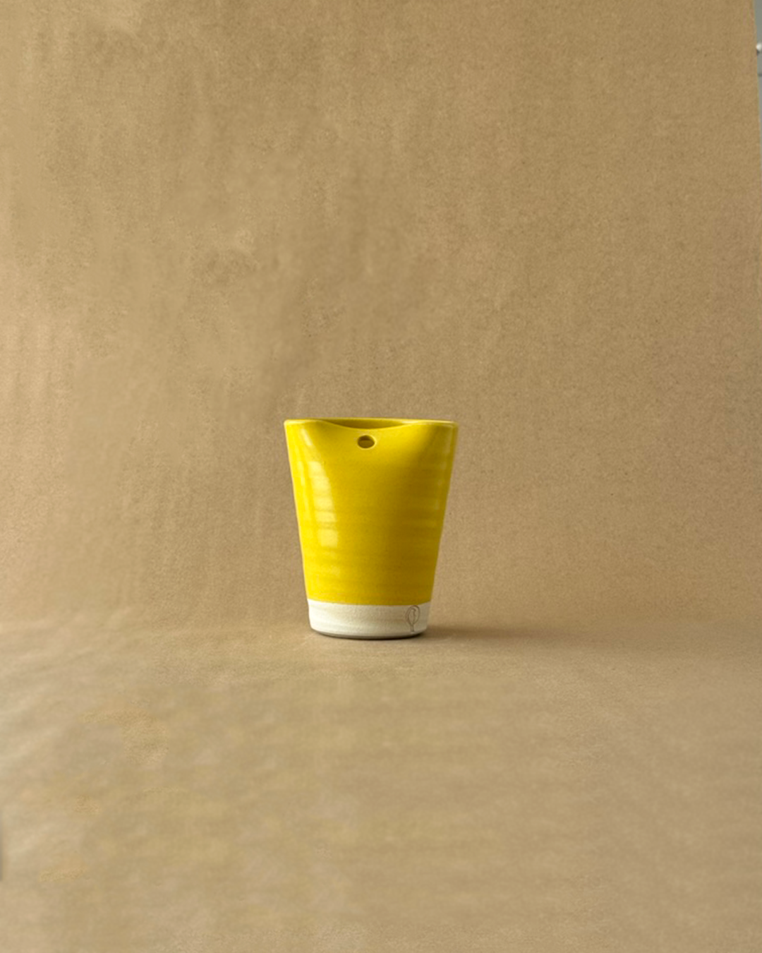 Straw Tumbler in Goldfinch Yellow